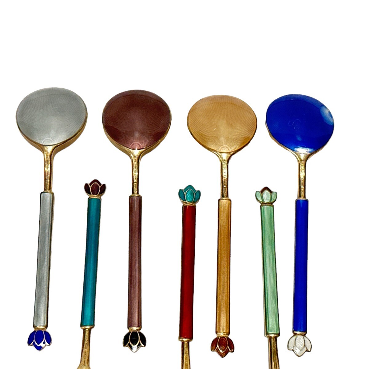 David Andersen Norway Sterling Enamel Demitasse CHOICE OF ONE