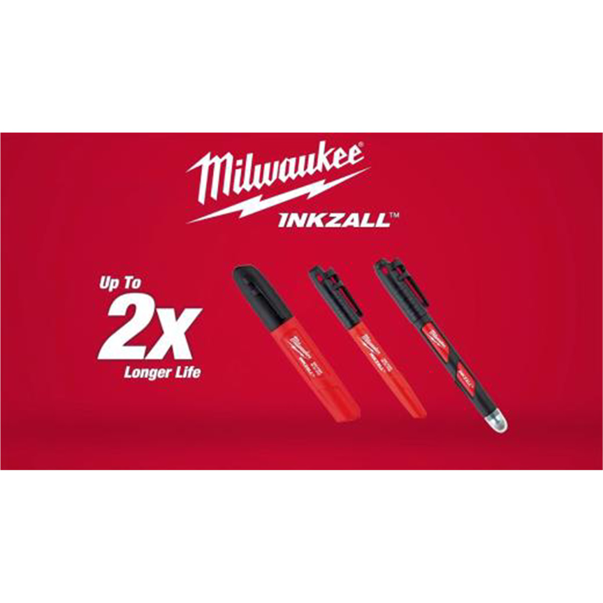 Milwaukee 48-22-3711 INKZALL White Paint Marker