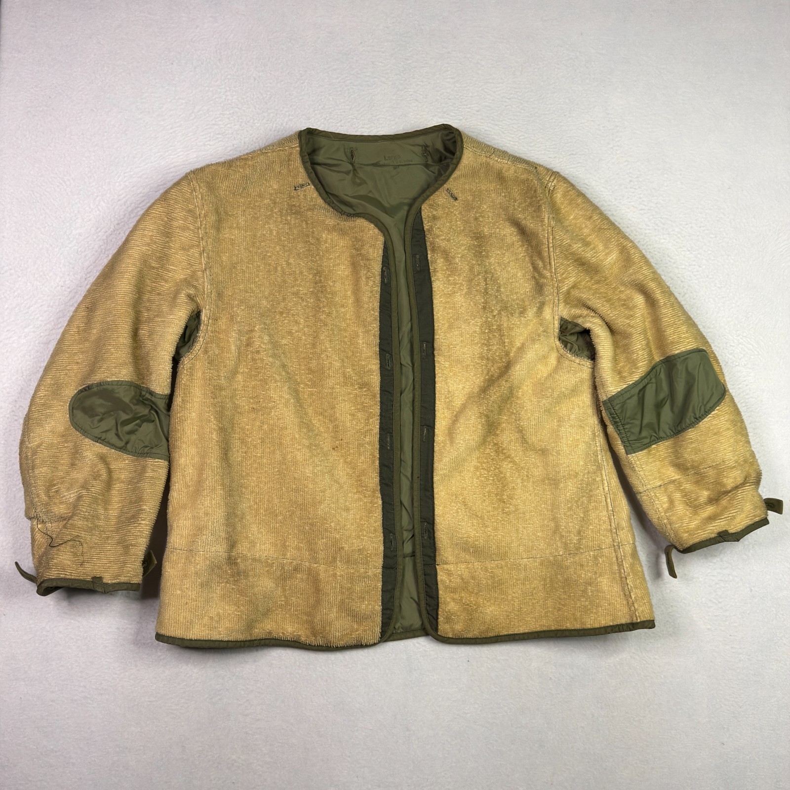 VTG 1950s US Army M1951 M51 Field Jacket LINER Large 1953 100% Wool Reversible