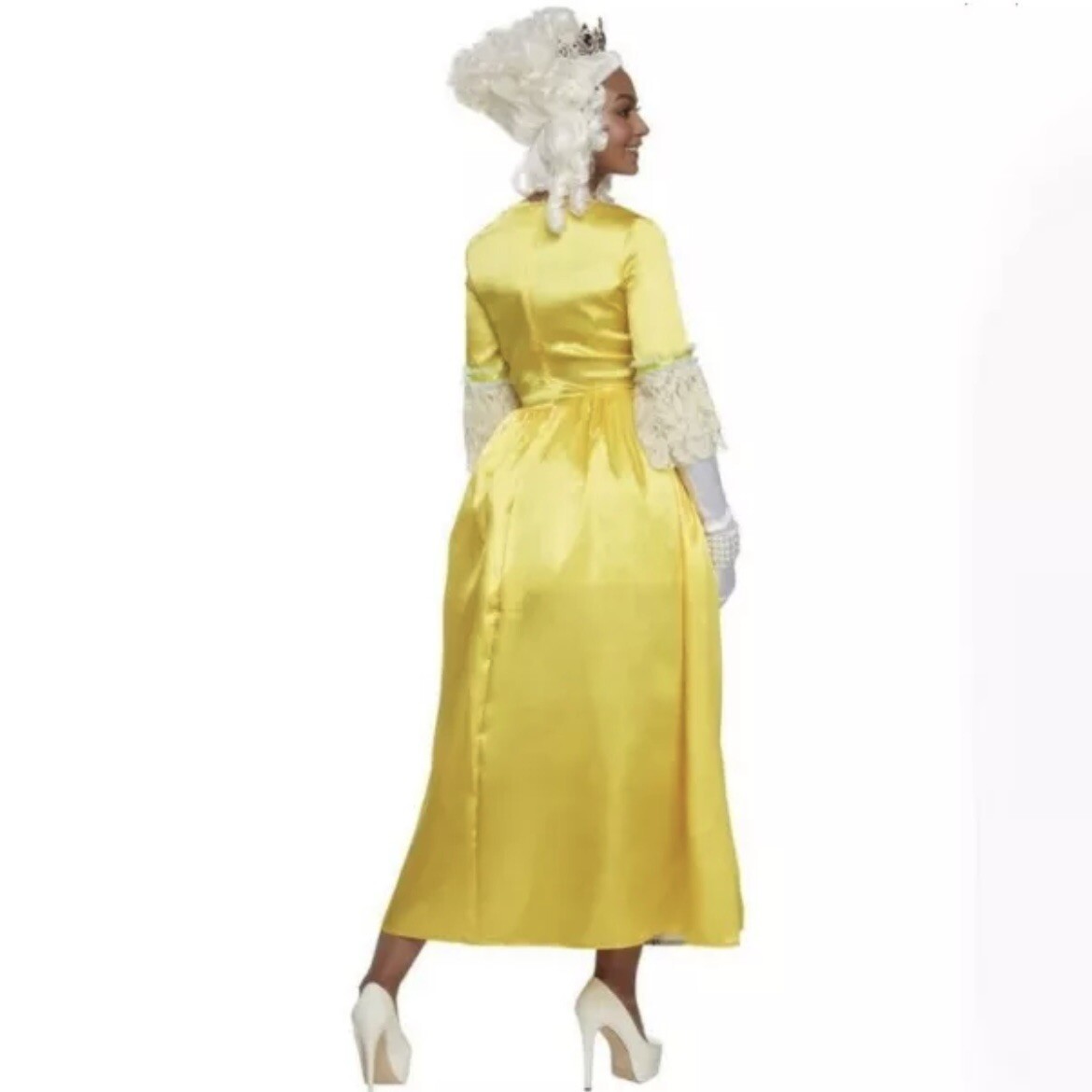 Regency Romance Queen Dress Royal Court Halloween Costume Womens Size L/XL 10-12