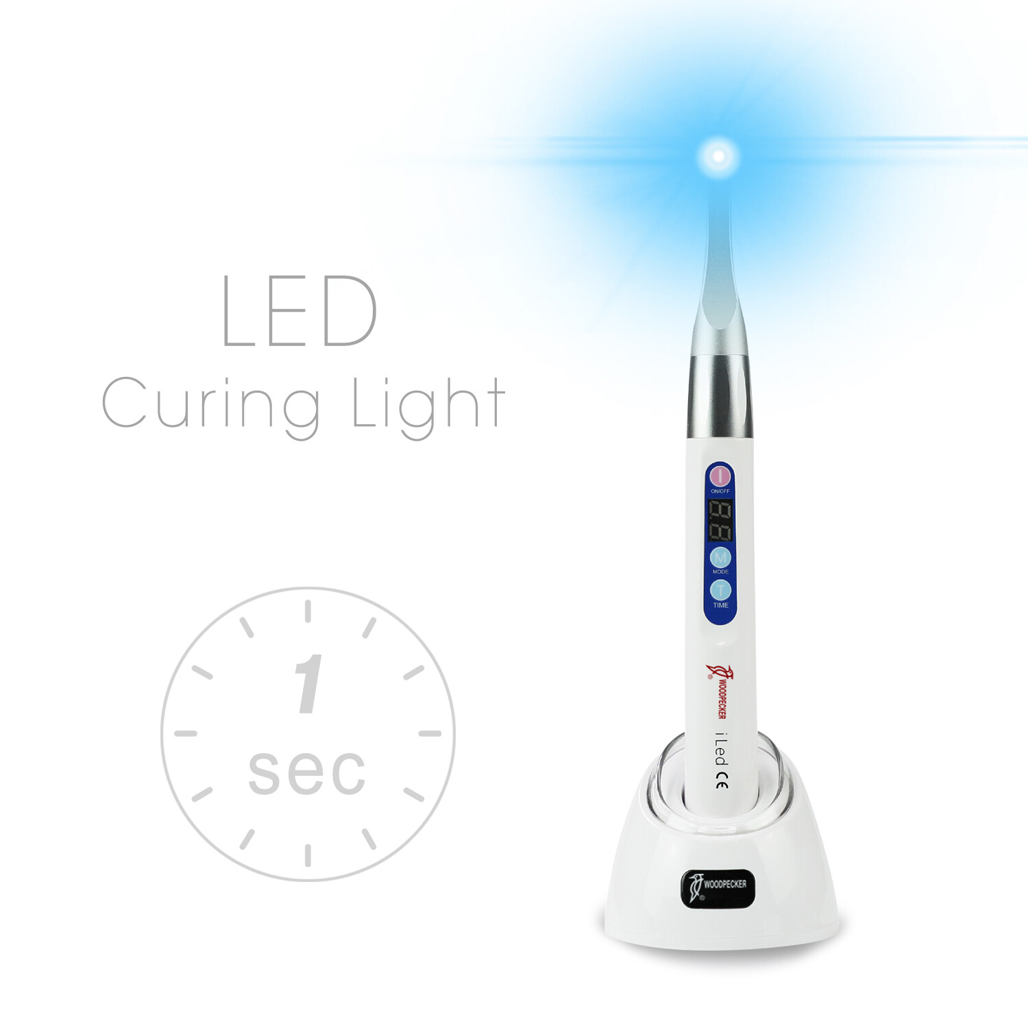Woodpecker Dental iLed Max 1 Second Curing Light LED Curing Lamp 2600mw/cm²