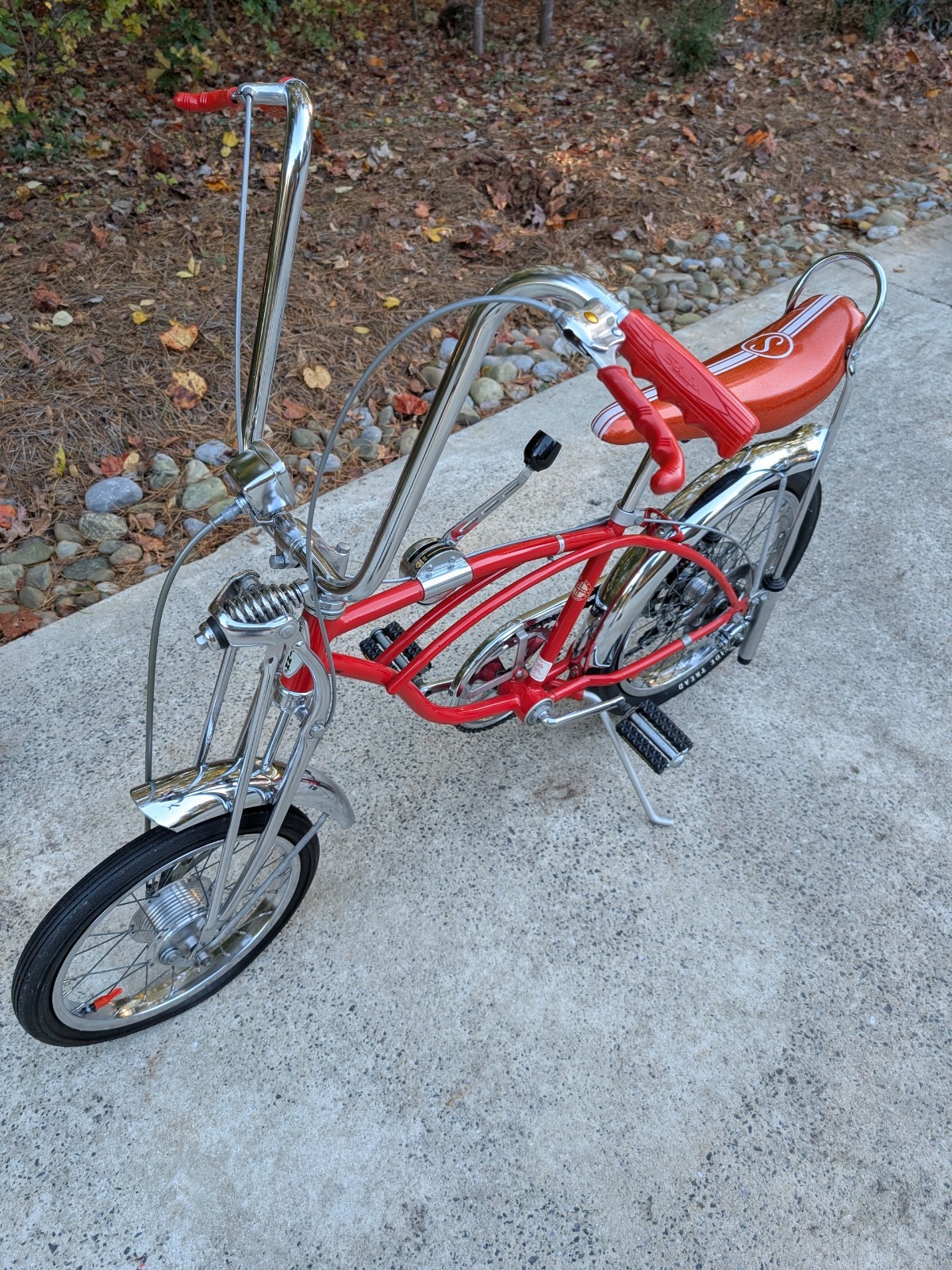 SCHWINN 1973 SUNSET ORANGE KRATE Bicycle 5 speed STINGRAY 20 inch Bike ORIGINAL