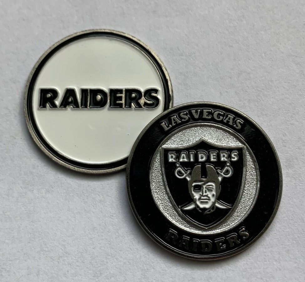 Las Vegas Raiders Golf Ball Marker New