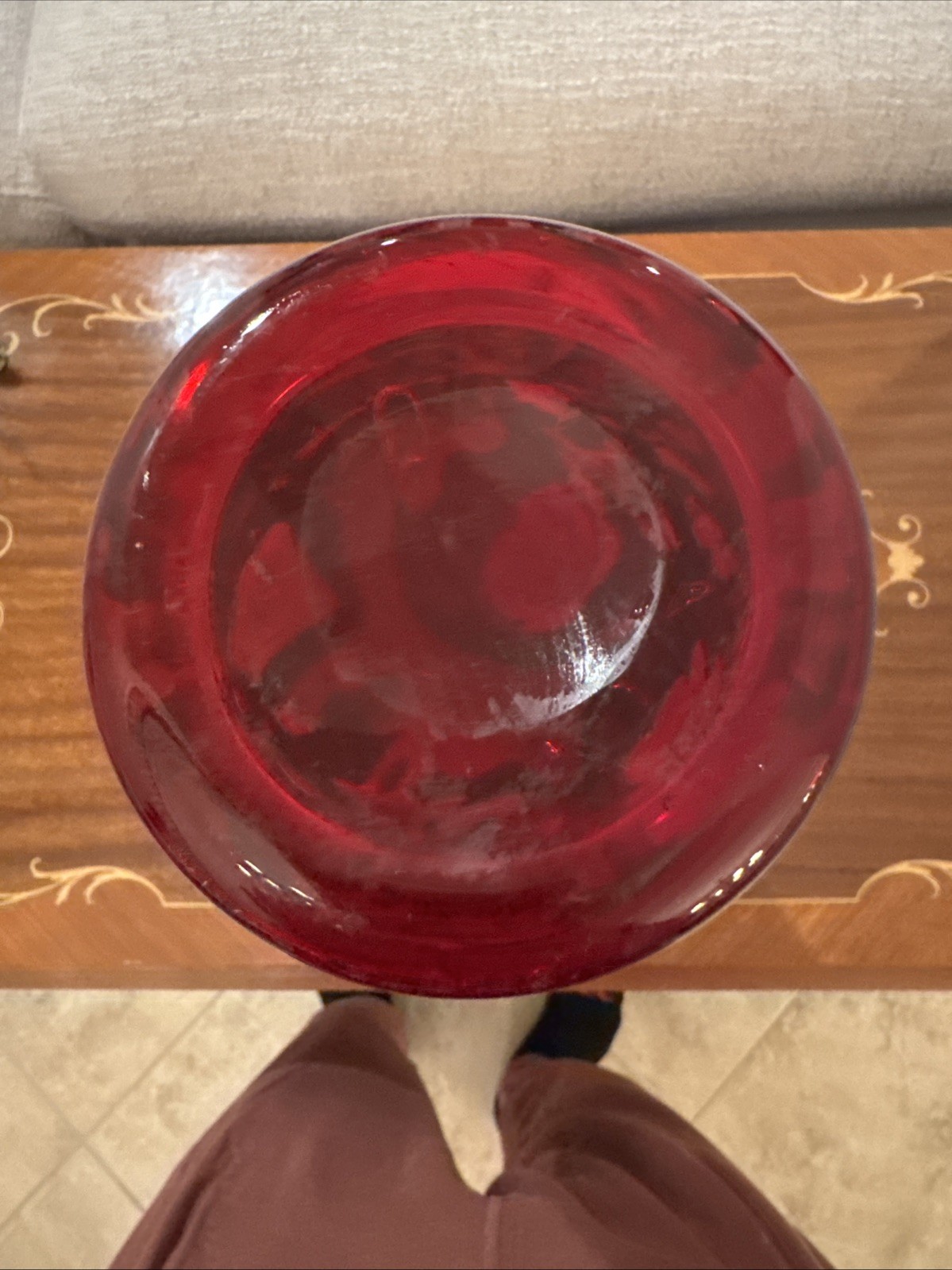 VINTAGE VASE ART GLASS MILLEFIORI LARGE