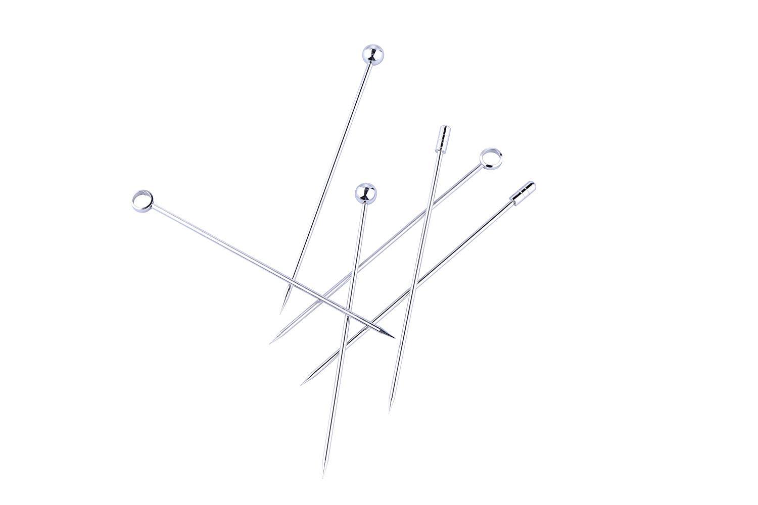 15 PCS Stainless Steel Cocktail Picks Martini Picks Set