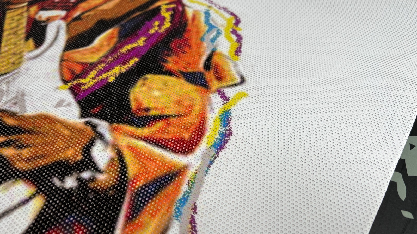 Custom Perforated Window Vinyl – One Way Vision Car Window Graphic w/ Lamination