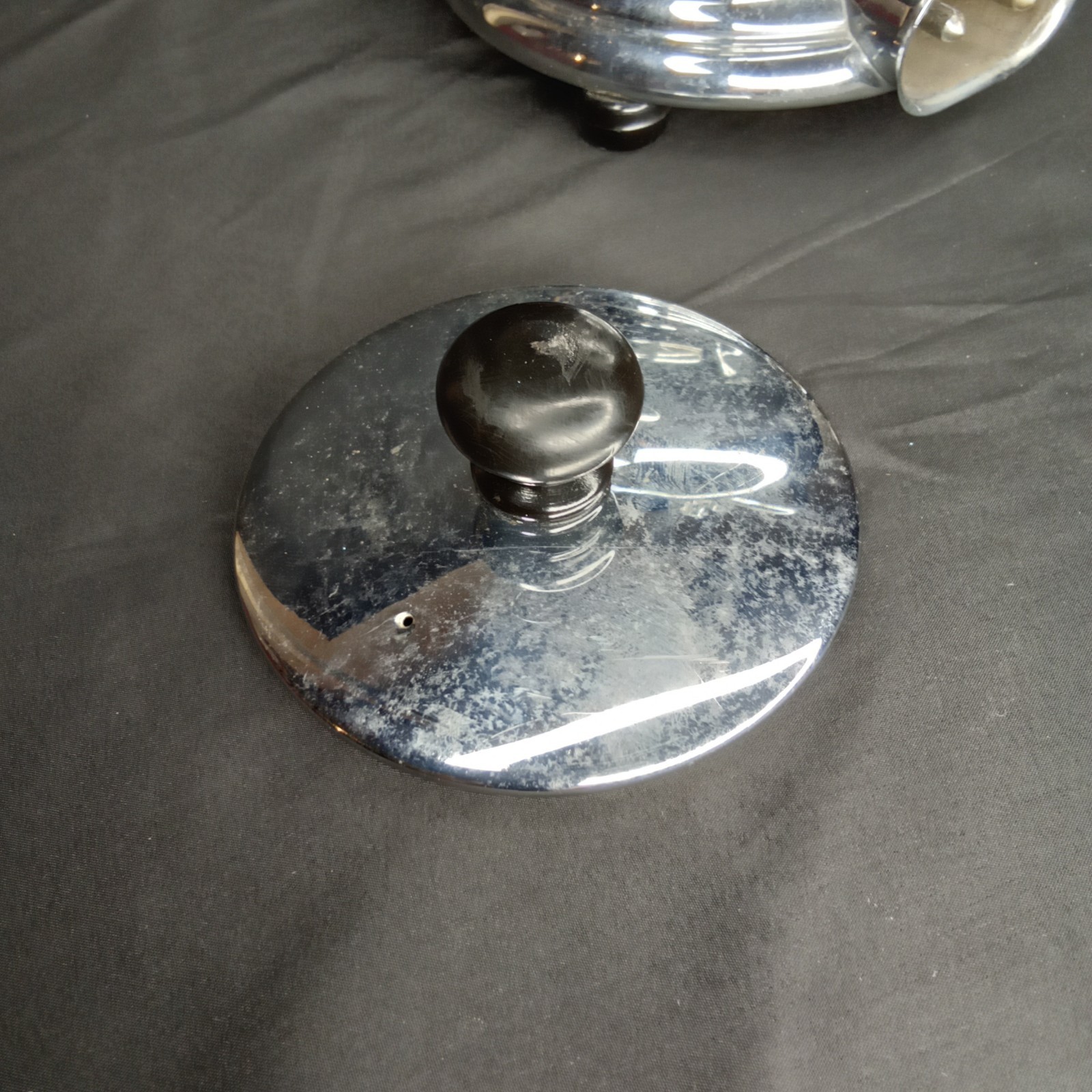 Antique Electric Percolator Silver Plated Kettle Landers Frary & Clark USA 1930s