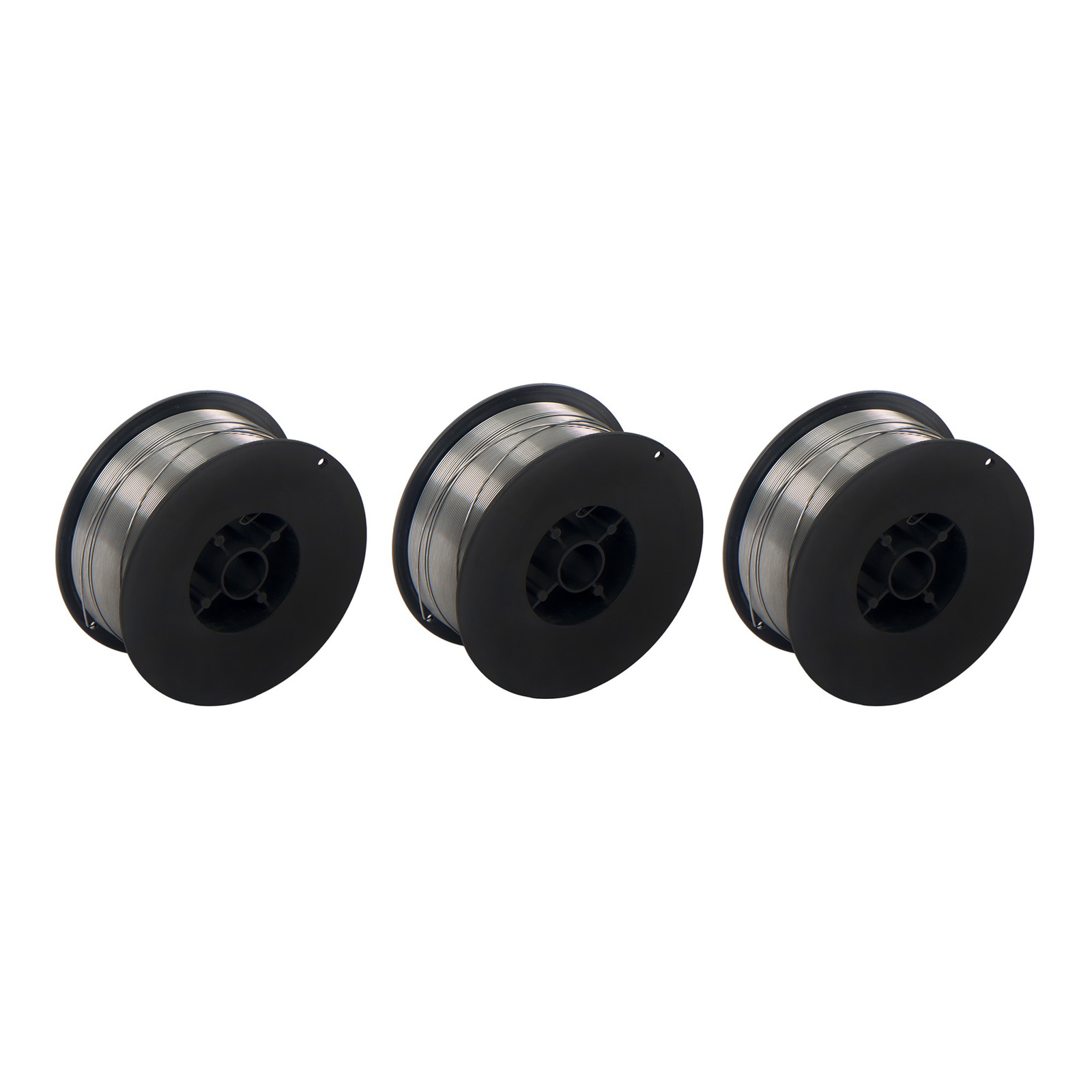 3 Pack E71T-GS 0.030Inch (0.8mm) Gasless Flux Core Welding Wire 2lb Roll