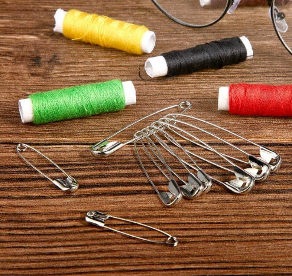 20 EXTRA LARGE JUMBO 2 INCH SAFETY PINS 2" FOR QUILTERS CRAFTERS DIAPERS SEWING