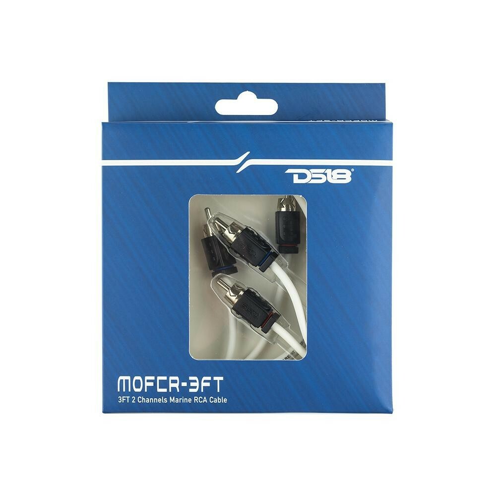 DS18 HYDRO MOFCR-3FT Marine Tinned 100% Copper OFC 3 Feet RCA