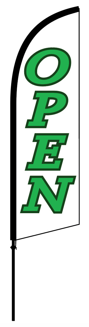 8 FT FEATHER FLAG POLE SET FOR A 6FT-7FT FLAG **SALE**