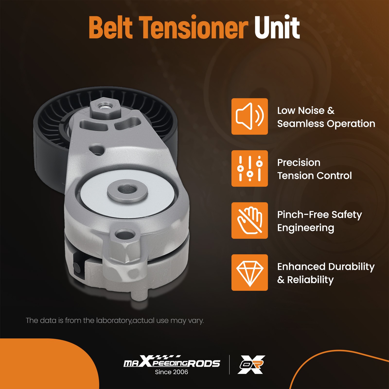 Drive Belt Tensioner Assembly w/ Pulley For Toyota Camry RAV4 2012-2017 2.5L