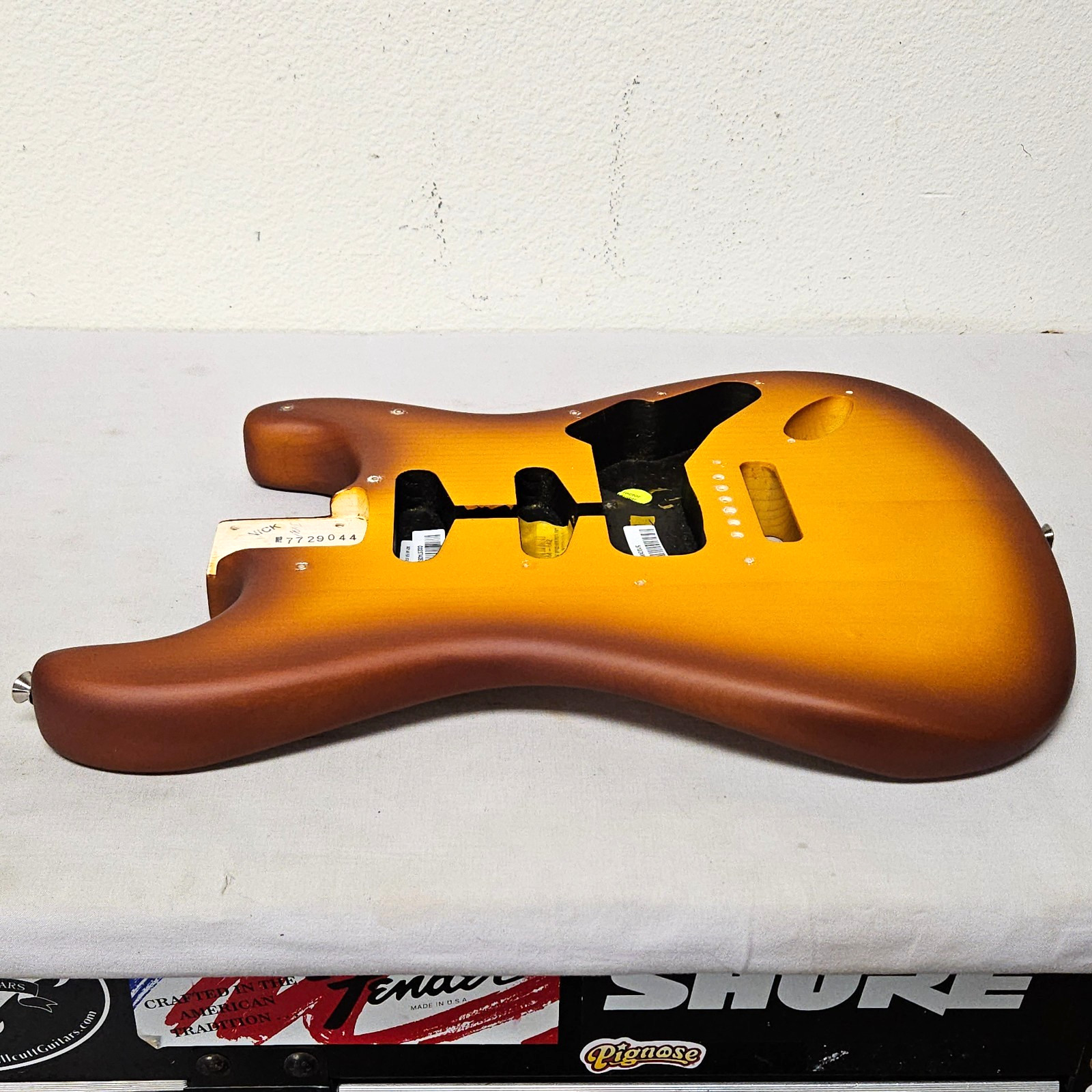 Fender American Performer LE Timber Strat Spruce Body Satin Sunburst USA Guitar