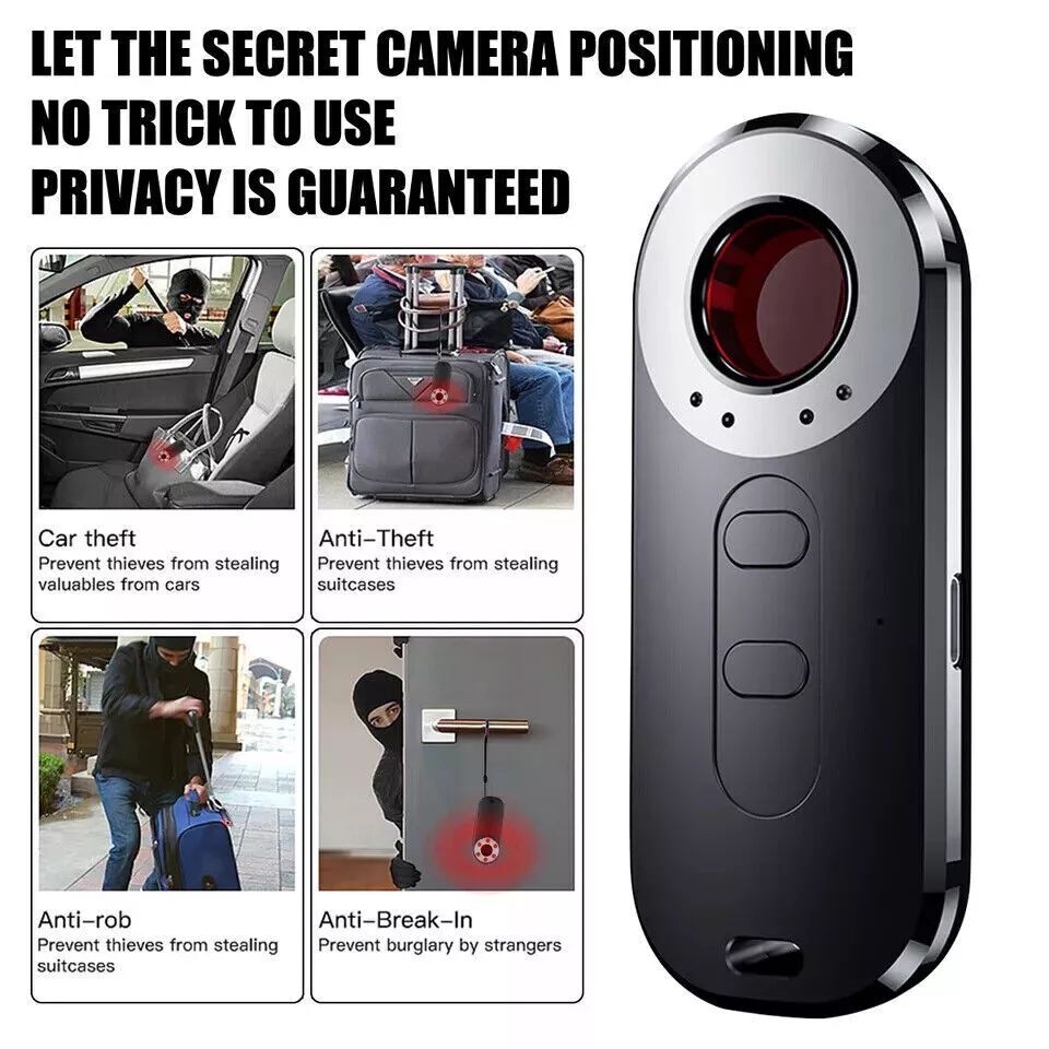 Mini Camera Detector GPS Tracker Finder Scanner Anti-Tracked Bug Prevent Monitor