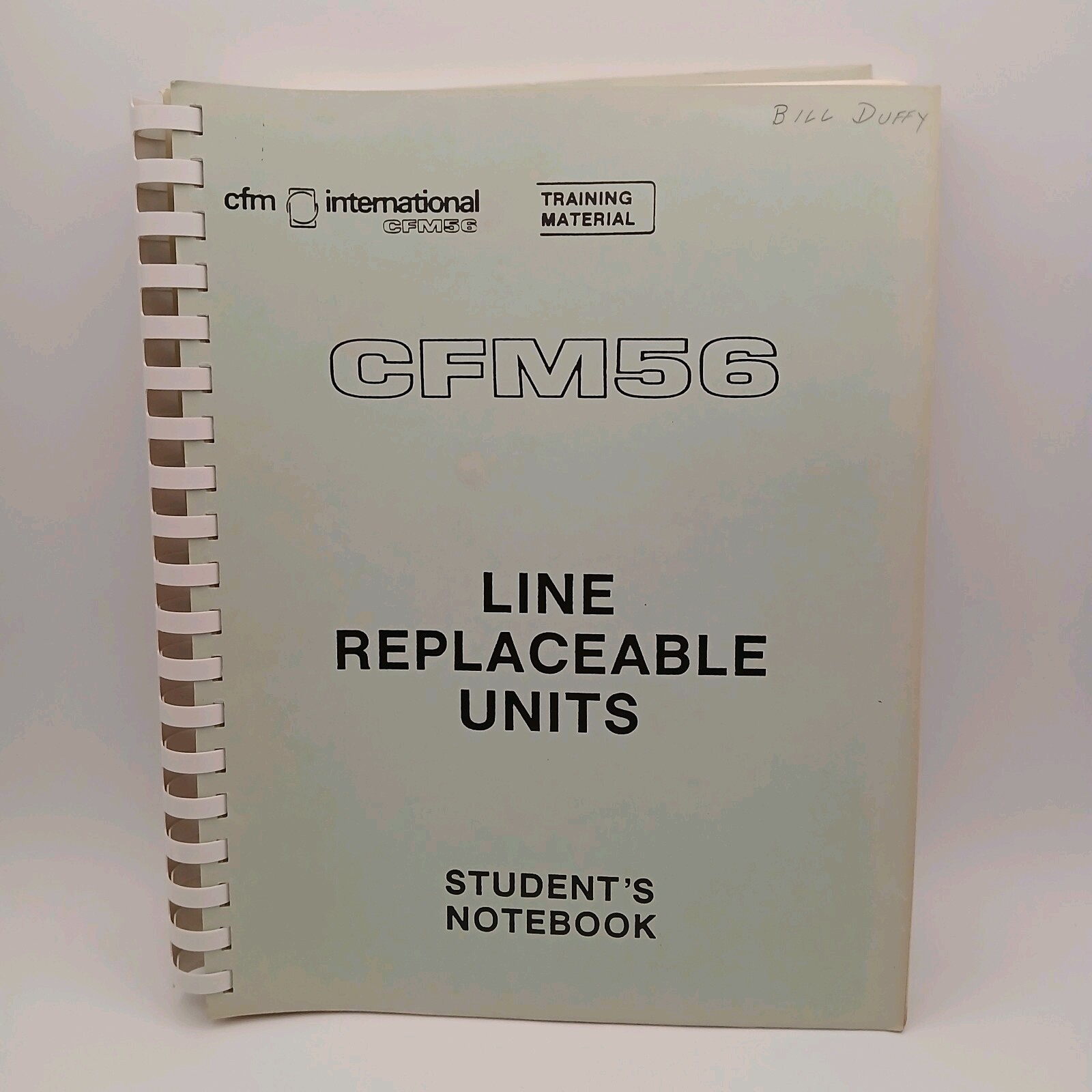 Vintage CFM International CFM56 Line Replaceable Units Students Notebook Manual