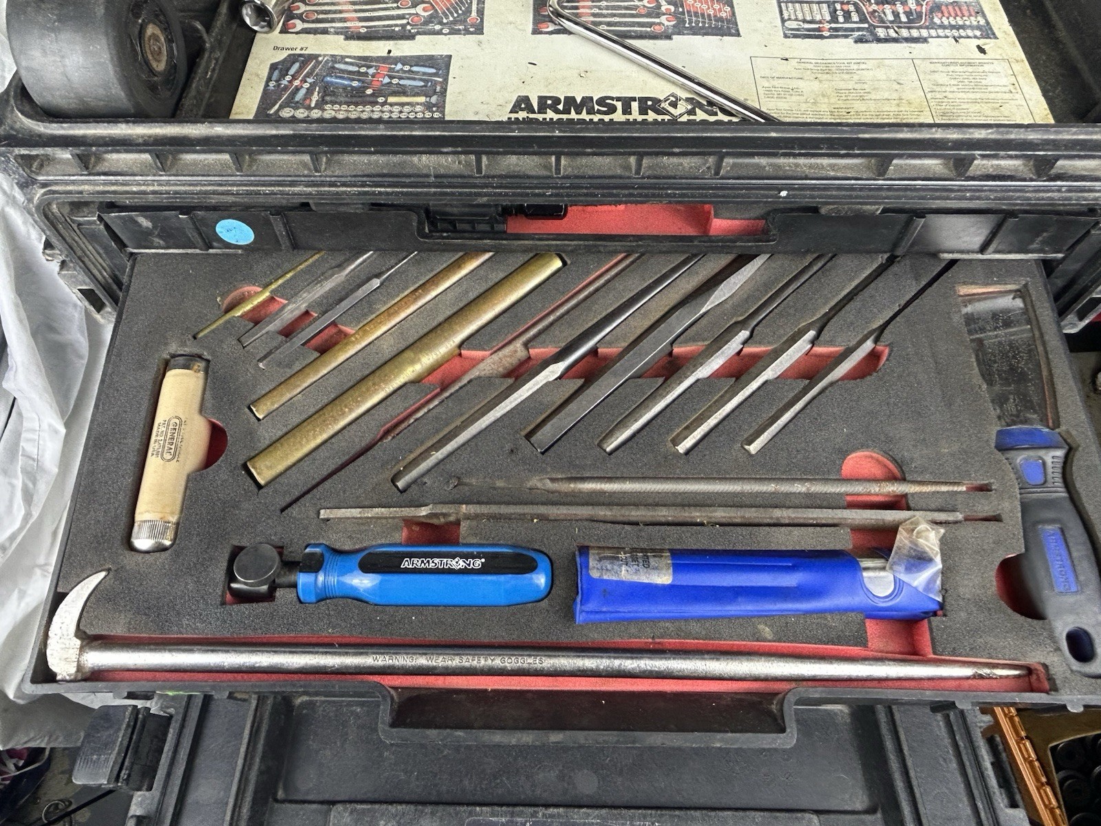 ARMSTRONG MILITARY TOOL KIT SET GENERAL MECHANICS GMTK PELICAN CASE