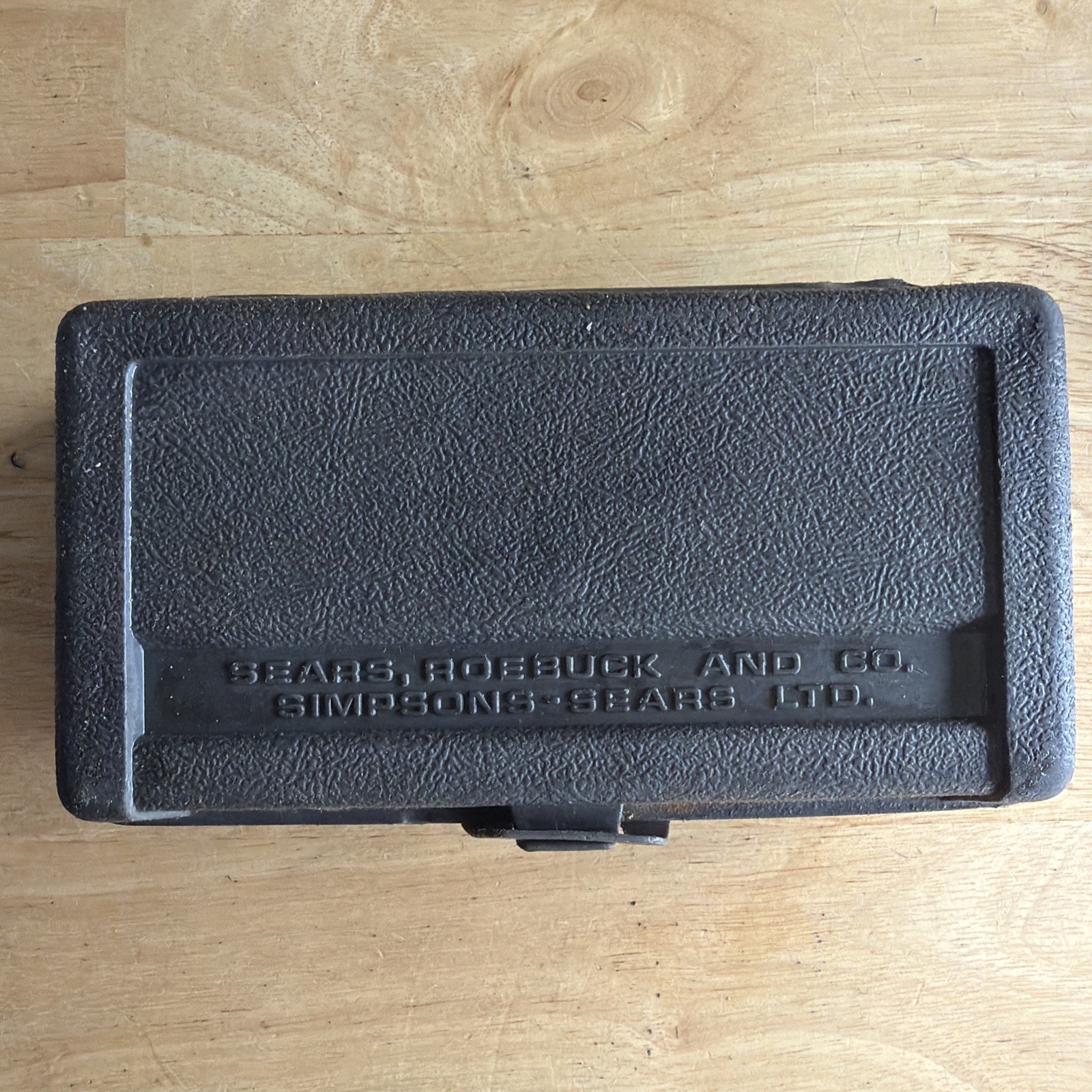 Craftsman Crown Logo Permanex CASE ONLY 1/4" Drive Socket Wrench Set USA READ!