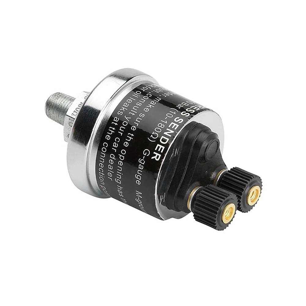 GlowShift Replacement Pressure 2 Post Sensor Sender for 100 Fuel Pressure Gauges