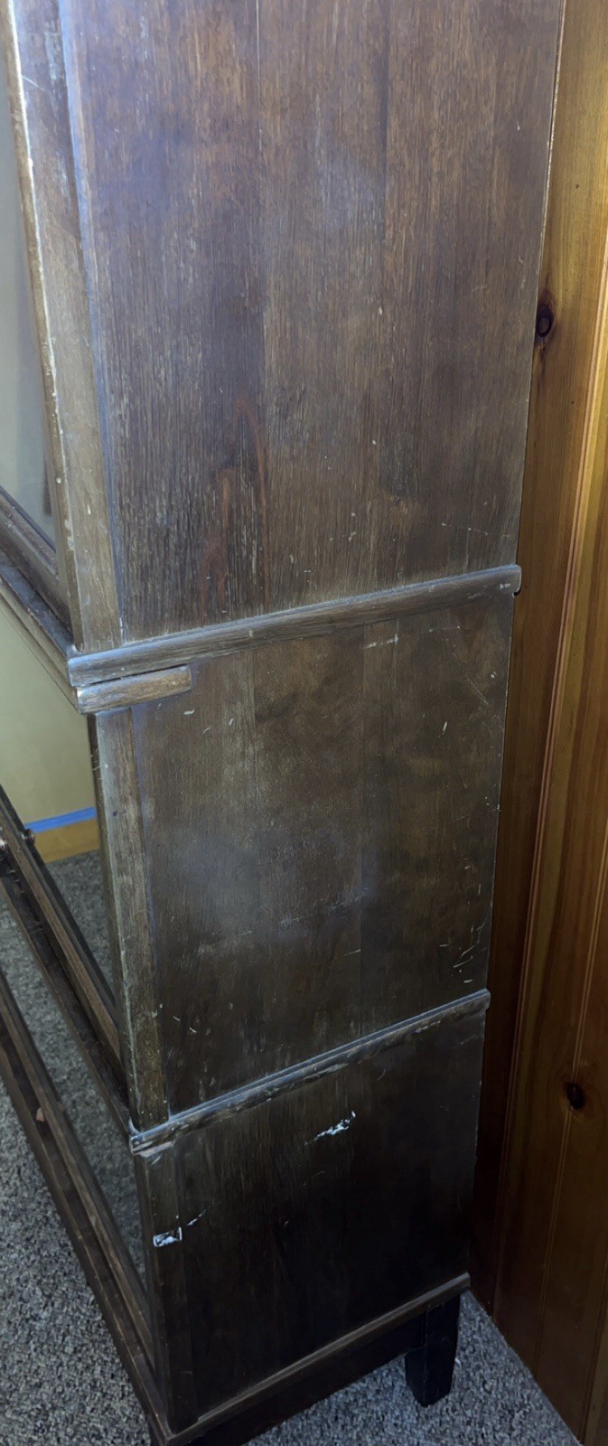 Vintage Hale Herkimer N.Y. barrister /lawyer Bookcase 3 Stack