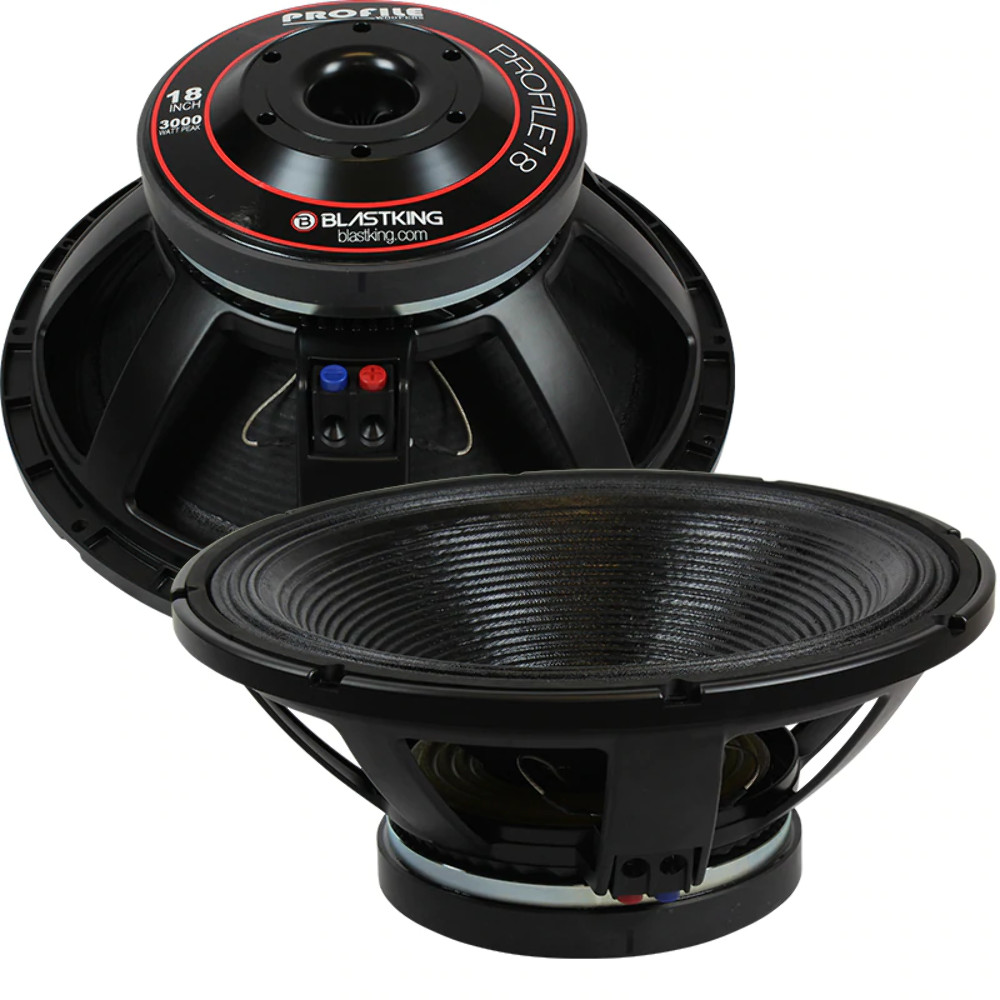 Blastking PROFILE18 18" 3000 Watts High Output Woofer