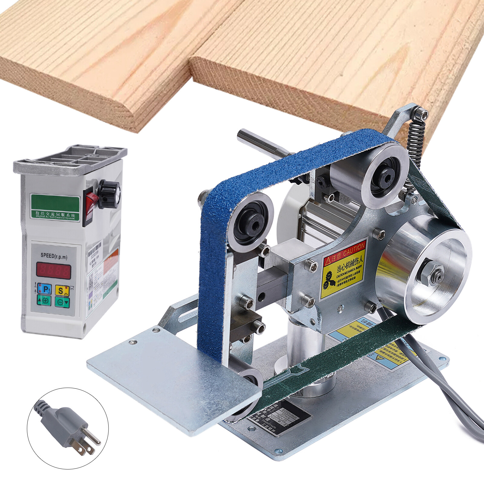 Belt Grinder Sander 30x1-Inch Variable Speed With 2 Abrasive Belt DC Brushless