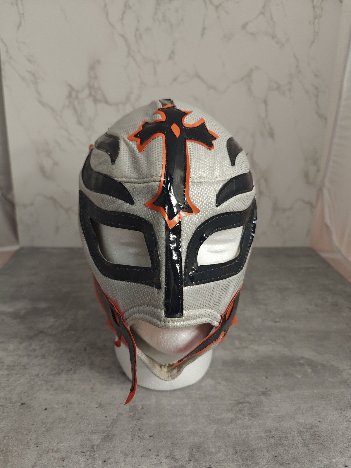 Vintage Luchador Wrestling Mask Libre Cross Fabric