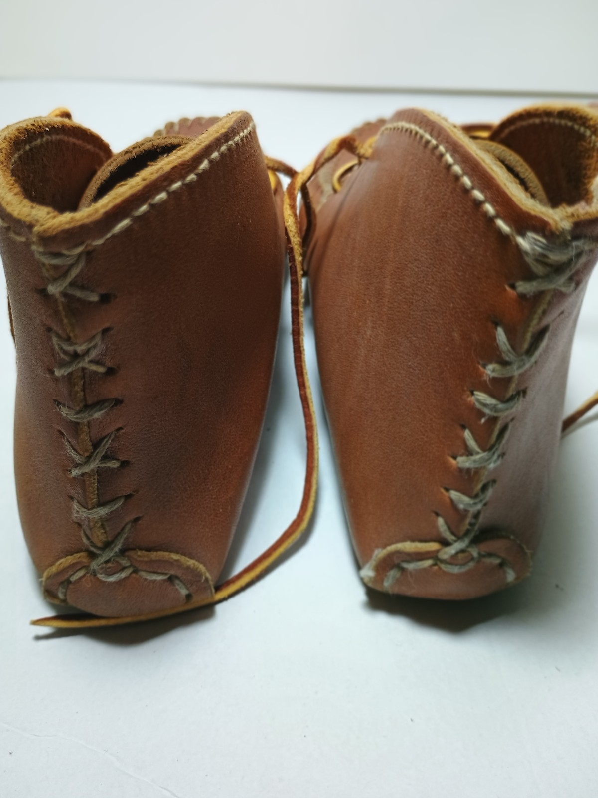 Vtg 70'S Wrangler Navajo Stylea Women's Moccasins Brown Leather Rare