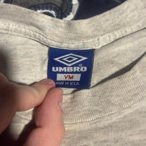 Vintage 90s Umbro Born To Play Soccer T-Shirt