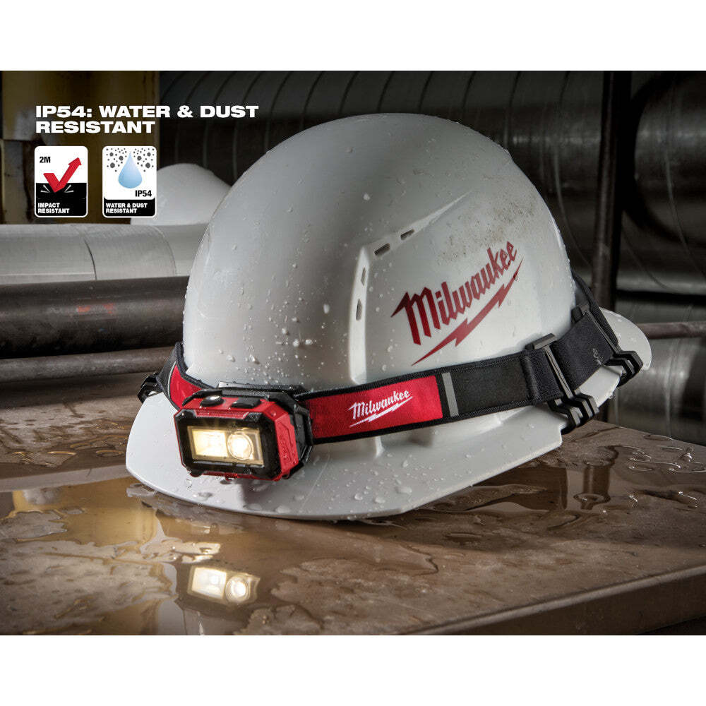 Milwaukee 2012R Rechargeable Magnetic Headlamp and Task Light w/ 450 Lumens