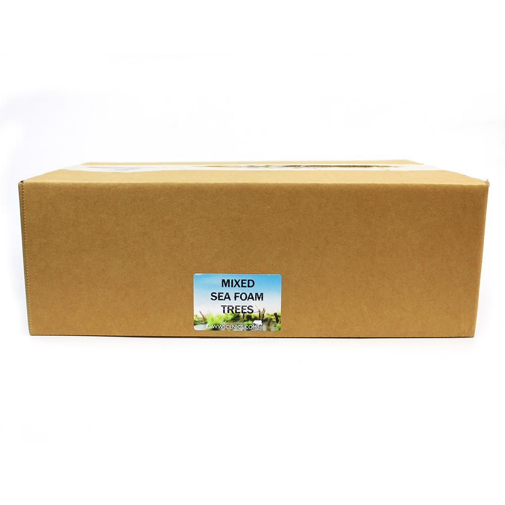 Seafoam Trees Box Mixed Size | Model Scenery