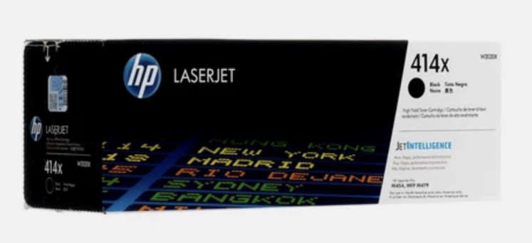 HP 414X High Yield Toner Set 4-Pack (W2020X–W2023X) – Genuine Sealed