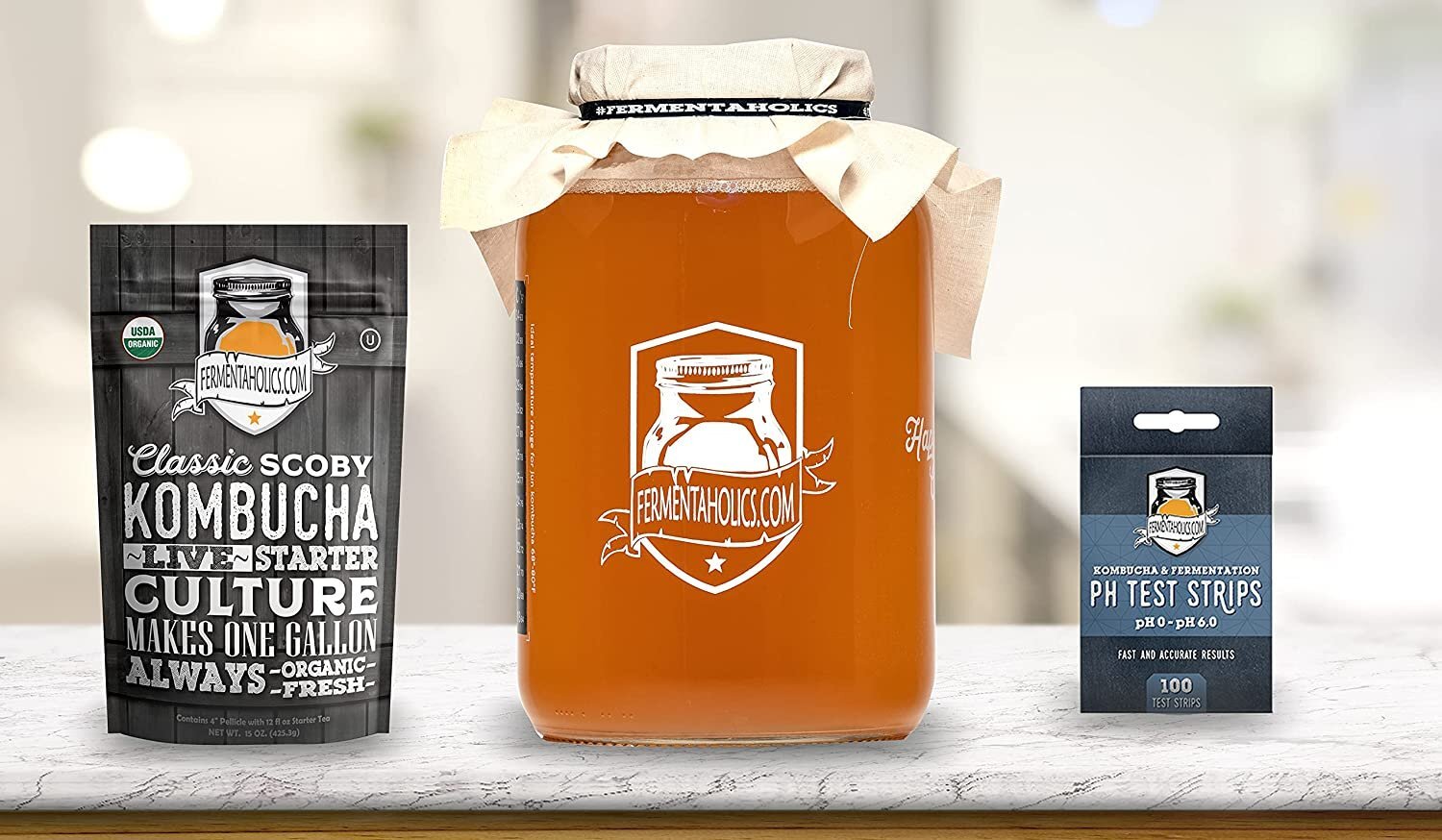 Fermentaholics Instant pH Test Strips pH Range 0-6 100 Tests pH Test Liquid