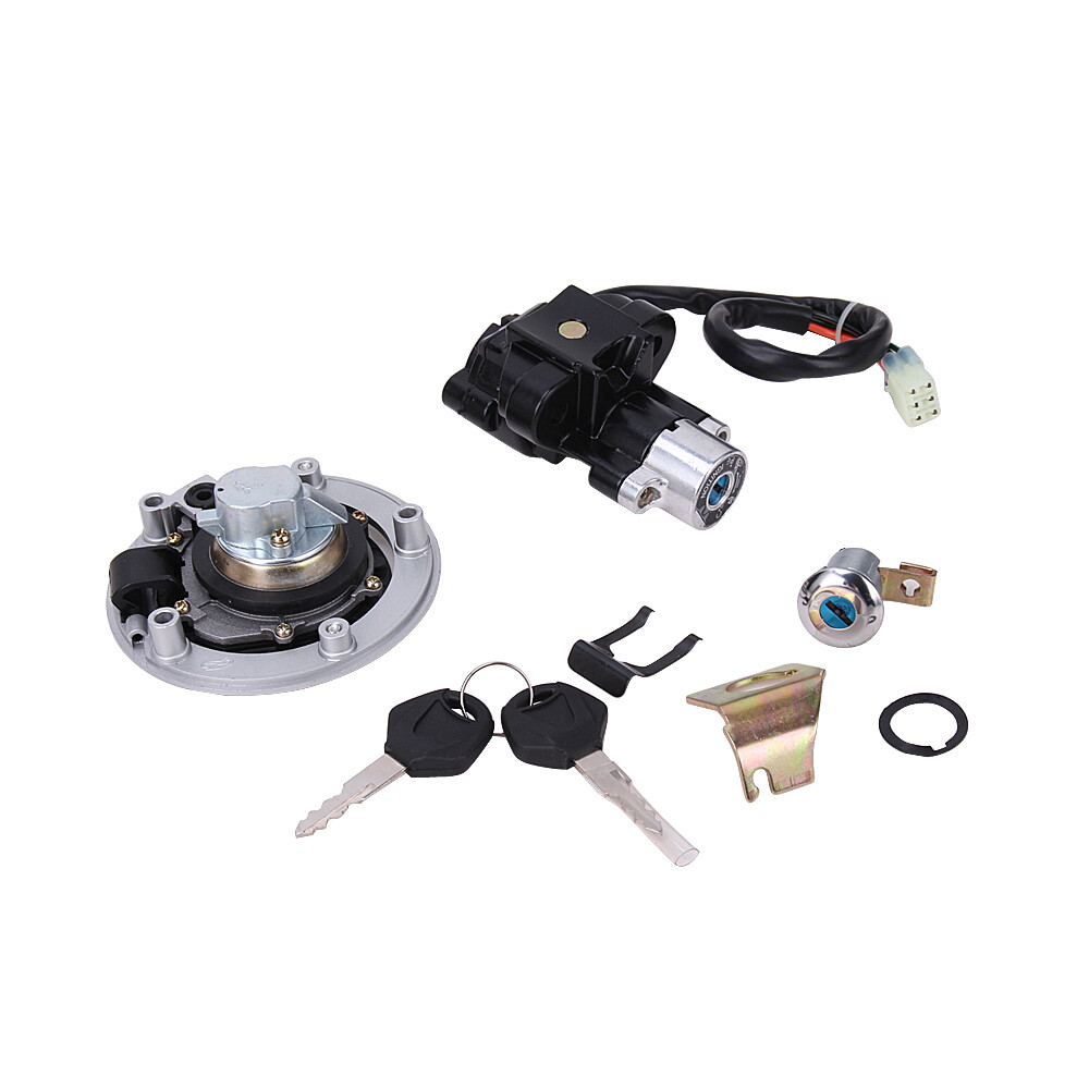 Ignition Switch Fuel Gas Cap Seat Lock Keys For Suzuki GSXR600 GSXR1000 2004-16