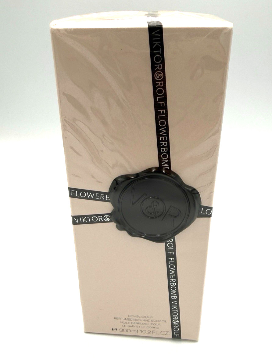 Viktor & Rolf Flowerbomb Bomblicious Perfumed Bath Body Oil 300ml Factory Sealed