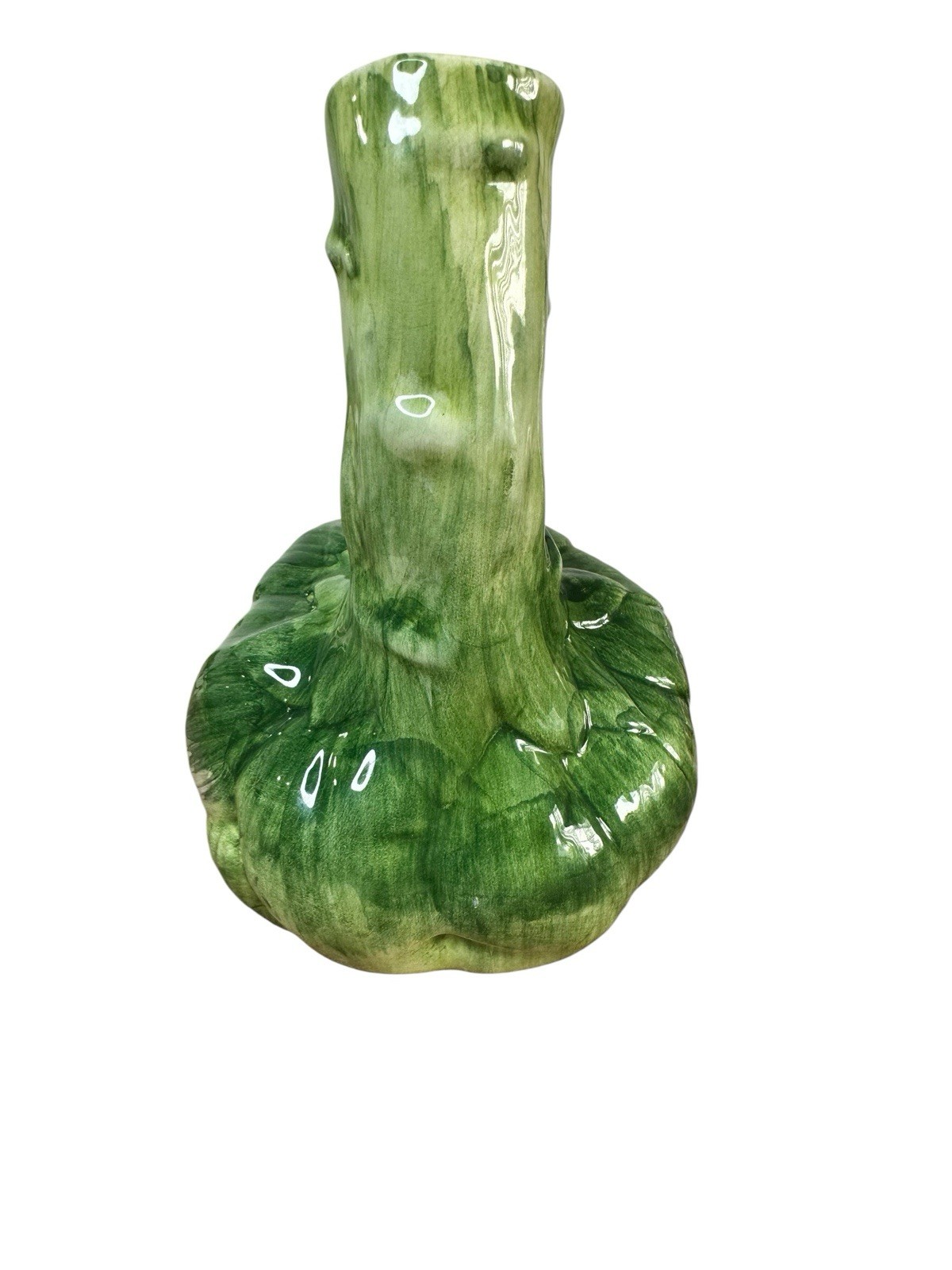 Artichoke Vase Bottle Ceramic Vegetable Decor Italian Majolica