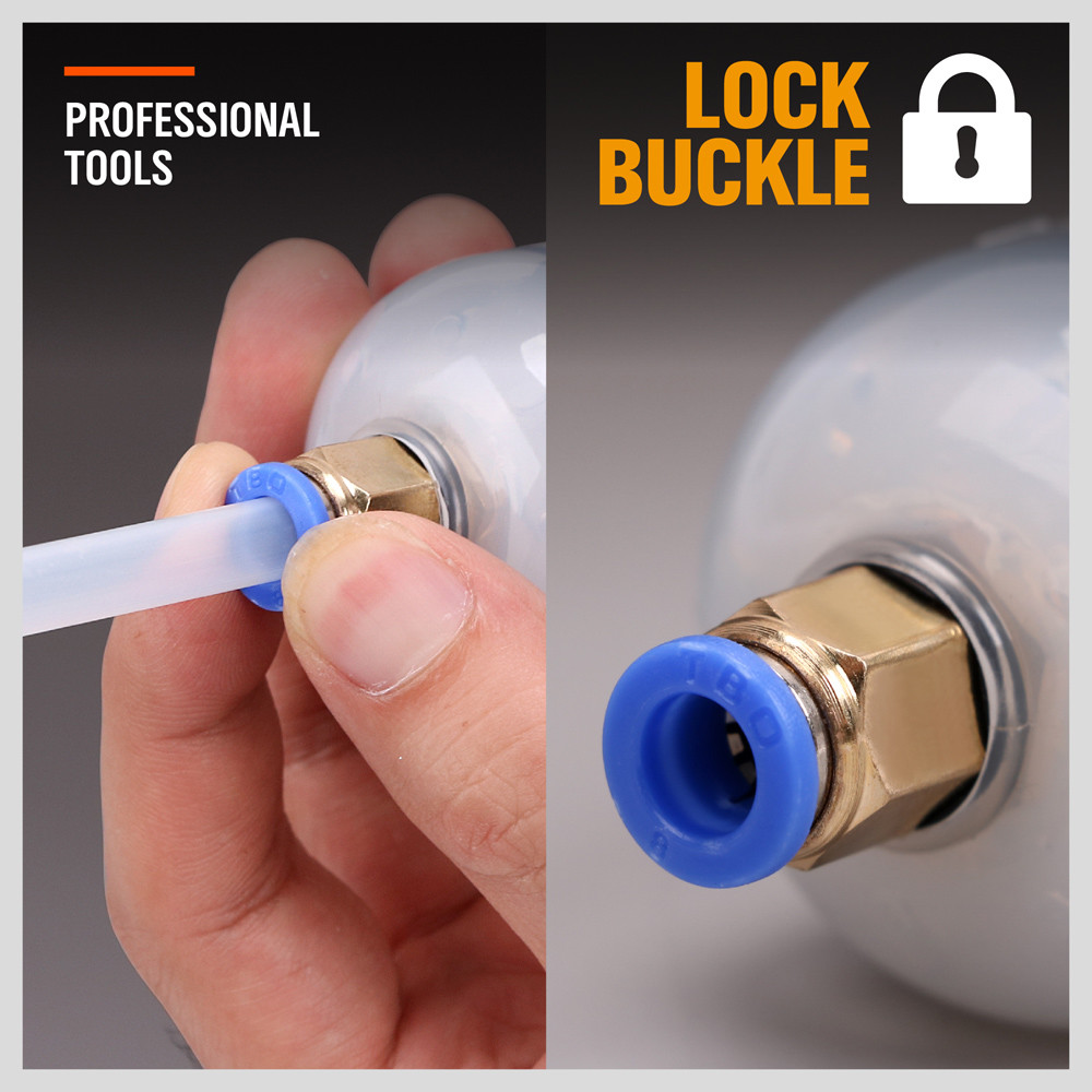 2X 200cc Automotive Fluid Extraction Filling Syringe Kit Vacuum Pump Oil Changer