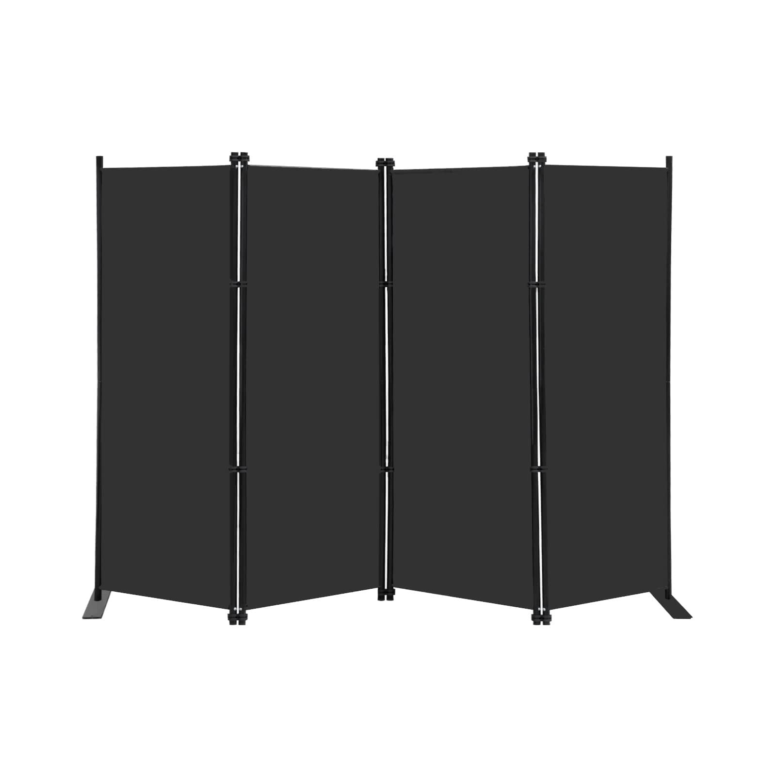 4 Panel Room Divider Screen 6Ft Tall Foldable Privacy Dividers Indoor Wall Pa...