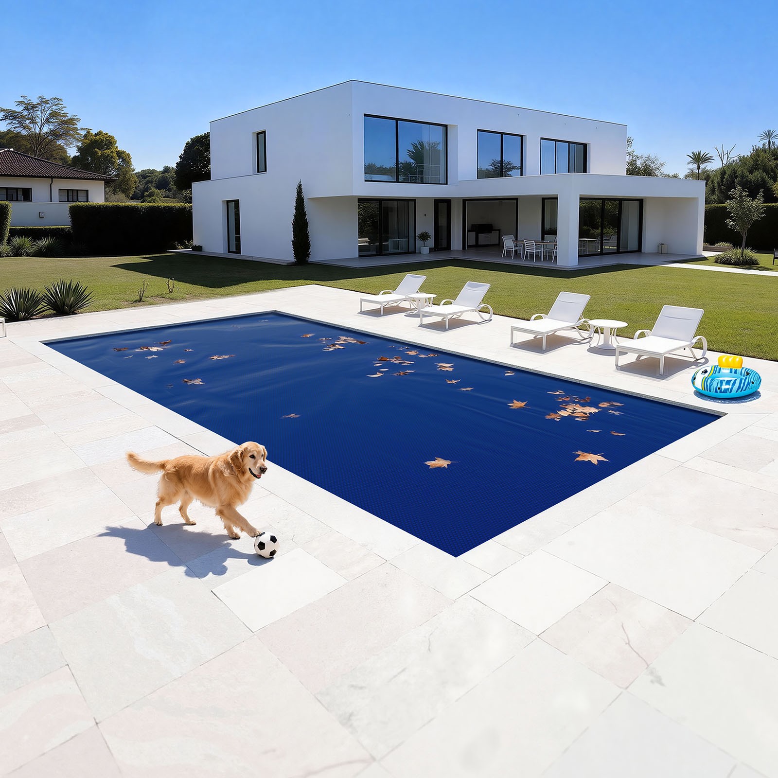 Uimoso 16 Mil Solar Pool Cover Heater 32 x 16 ft Swimming Pools Heating Cover