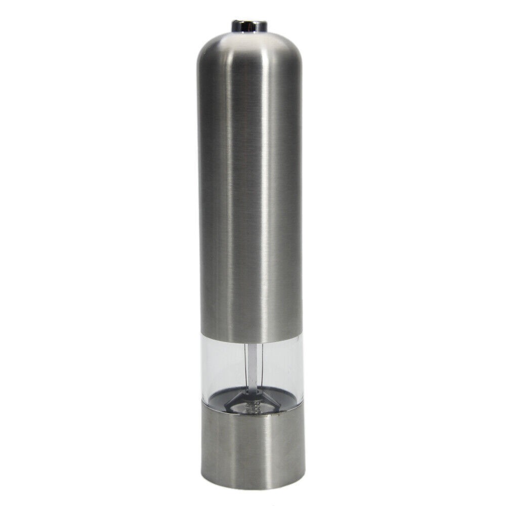 Electric Battery Mill Pepper Salt Grinder With LED Light Adjustable Coarseness