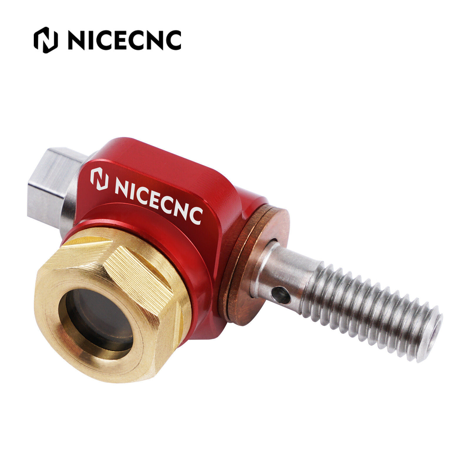 NICECNC Banjo Bolt Oil Sight Glass Screw Kit For Honda XR 650L XR 600R 1985-2025
