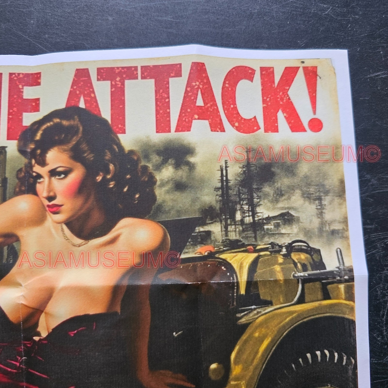 1945 WW2 USA BUY WAR BONDS SEXY PIN UP BIKINI GIRL WOMEN JEEP TRUCK POSTER M506