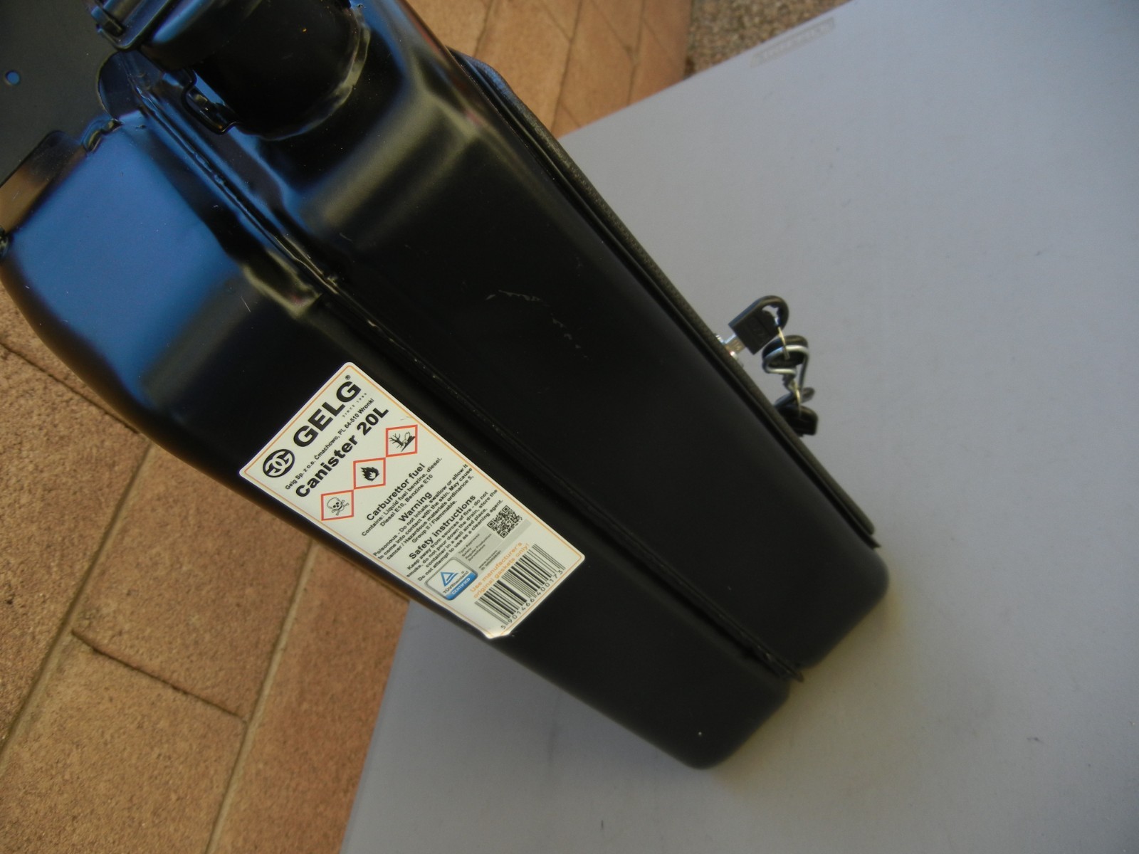 Handmade Jerry Can Mini Bar Personalized ('Mark') Liquor Cabinet Gift, NEW-OTHER