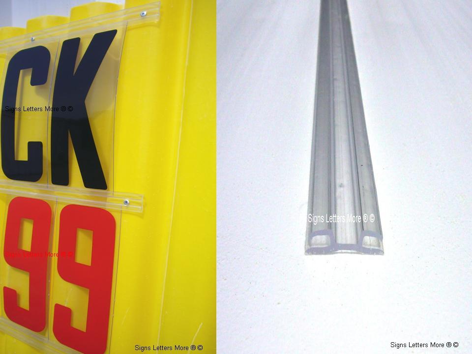 Flex Letter Track for Flexible Sign Letters Changeable Outdoor Portable Marquees