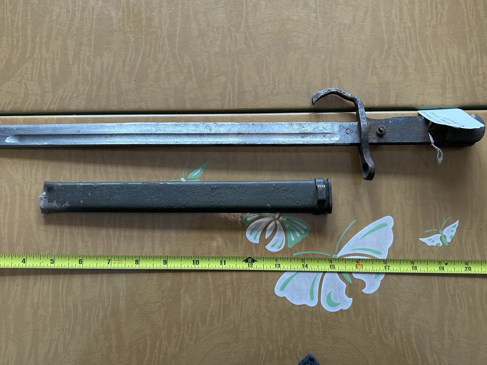 WW2 Japanese Ariska Rifle Bayonet Battlefield Recovery