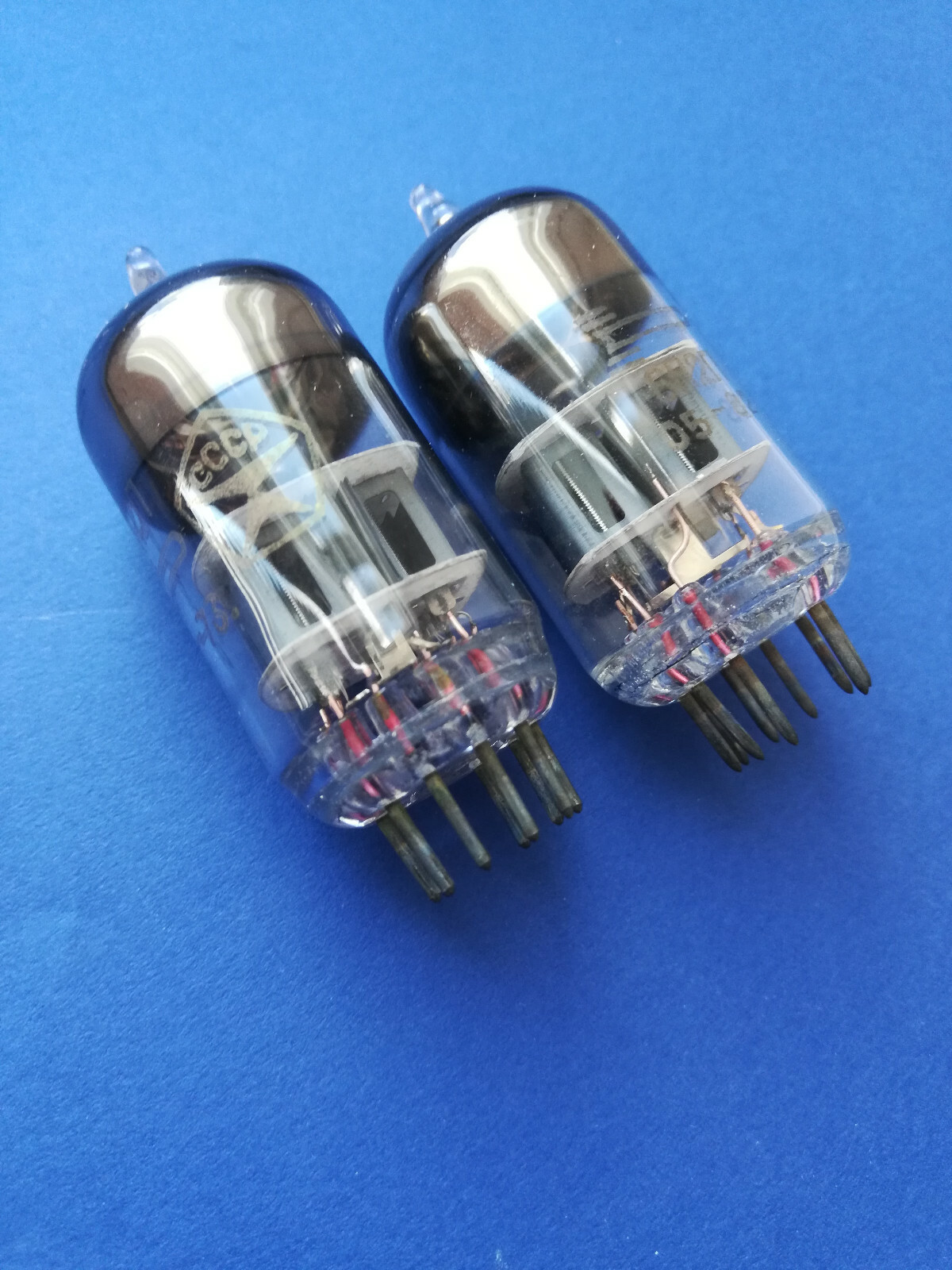 6N2P Hi-Fi TUBES GOLD GRID 2pcs NOS ~ ECC83 12AX7