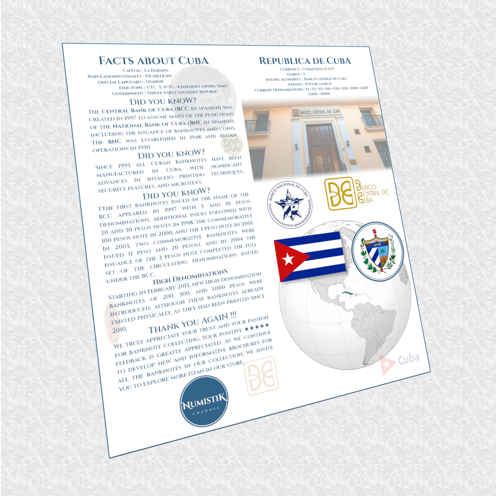 BCC - HIGH DENOMINATION - 200 pesos UNC Banknote and Free Banknote Family Guide