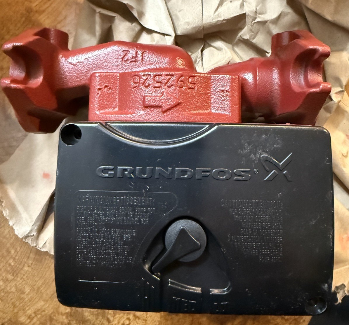 BRAND NEW GRUNDFOS UPS15-55FC 3-SPEED CIRCULATOR PUMP, 115V, CAST IRON W/IFC
