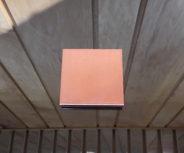 1/8" COPPER SHEET PLATE NEW 2"x2" .125 THICK *CUSTOM SIZES AVAILABLE*