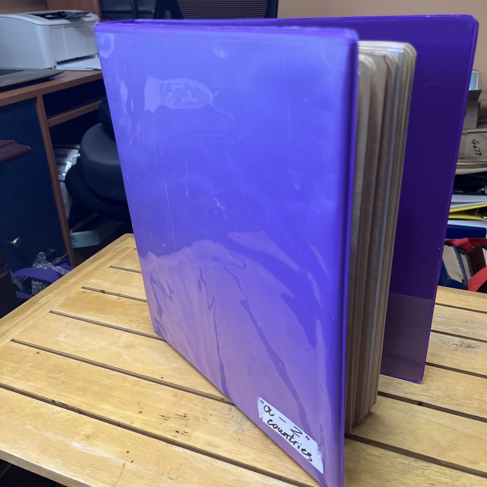 22 Manilla Pages In 1.5” 3 Ring Binder