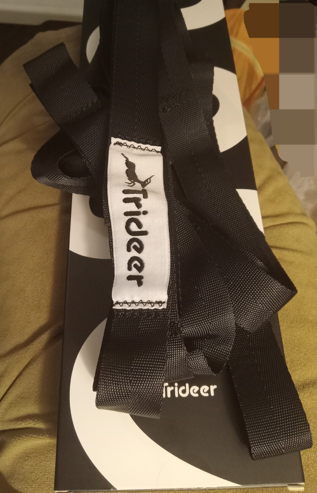 Trideer Stretching Strap Yoga Strap Physical Therapy 10 Loops Non-Elastic